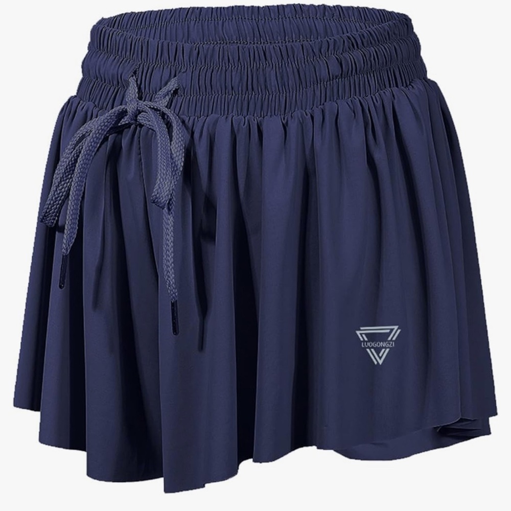 Navy Blue Athletic flowy shorts